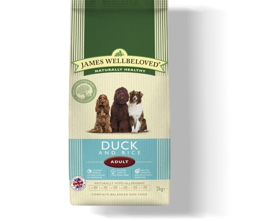 James Wellbeloved Adult Duck And Rice Dry Dog Food 2kg Horticentre