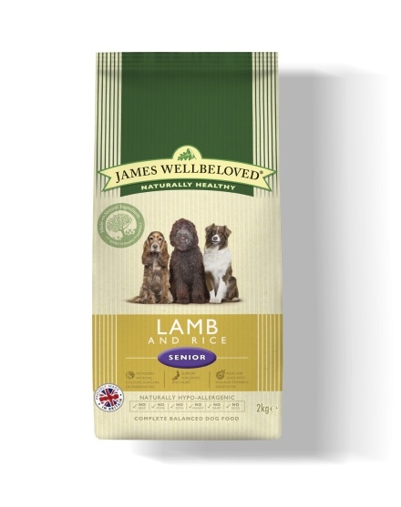 James wellbeloved senior hot sale dog food 2kg