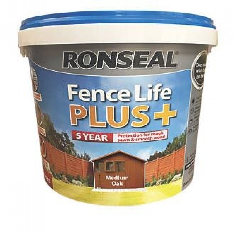 Ronseal Fence Life Plus Medium Oak 5L Horticentre Your Family Run